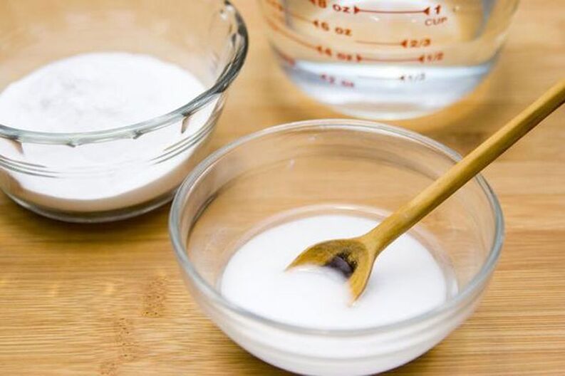 Peeling con soda per la crescita del pene